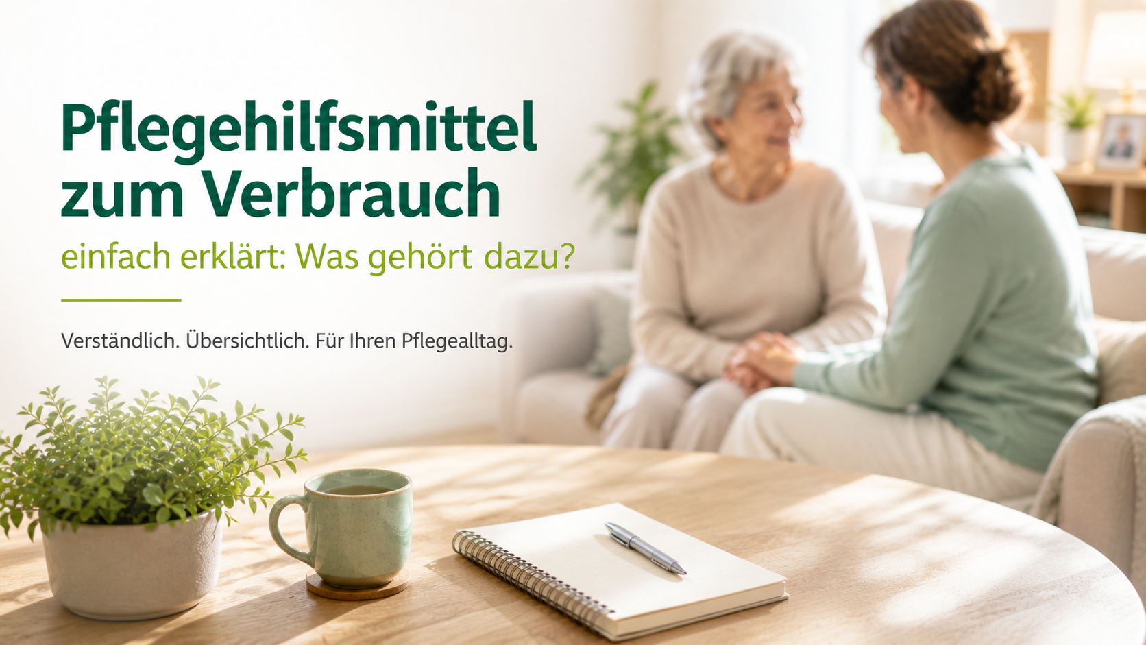 Pflegehilfsmittel zum Verbrauch einfach erklärt: Was gehört dazu?