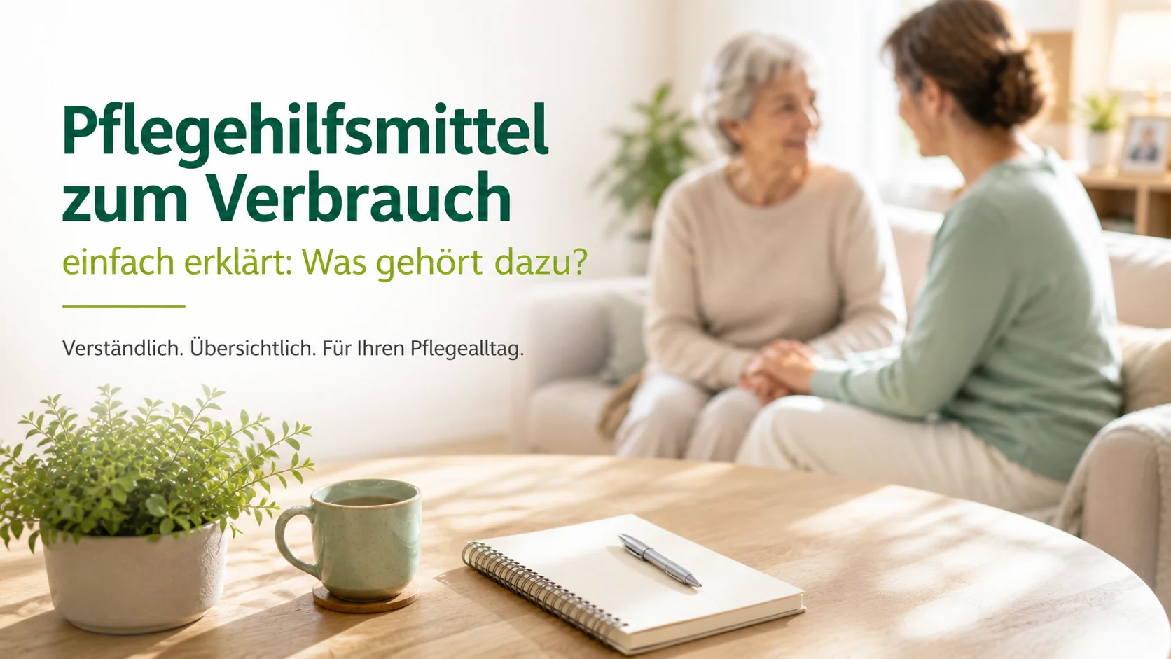 Pflegehilfsmittel zum Verbrauch einfach erklärt: Was gehört dazu?